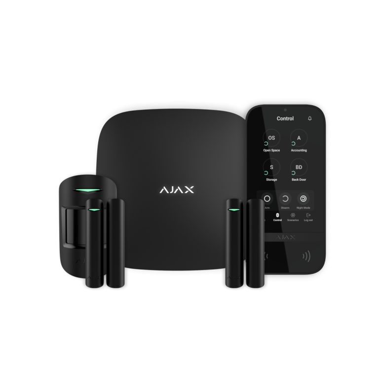 Sicherheitssystem Ajax mit Kamera App Steuerung und Alarmanlage